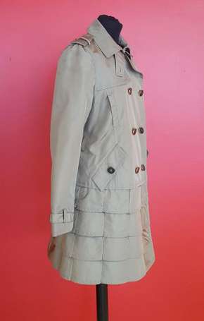 VALENTINO - Trench-coat en soie et polyester 