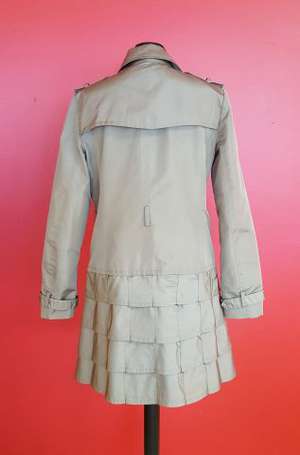 VALENTINO - Trench-coat en soie et polyester 