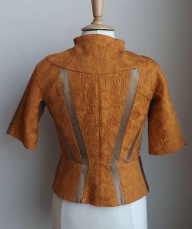 LOUIS VUITTON - Veste manches 3/4 en brocart 