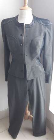 THIERRY MUGLER - Tailleur veste / pantalon en 