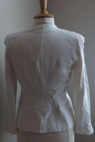 THIERRY MUGLER - Veste Vintage en coton blanc sans