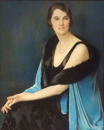BAES Firmin (1874-1945) - Jeune femme au collier 