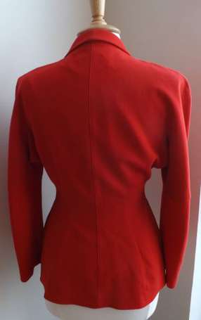 THIERRY MUGLER - 3 vestes Vintage (rouge, gris et 