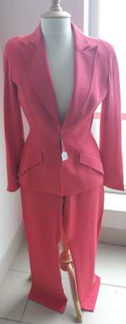 THIERRY MUGLER - Tailleur /pantalon Vintage rose, 