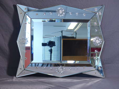 Miroir rectangulaire à platebande de miroir à 