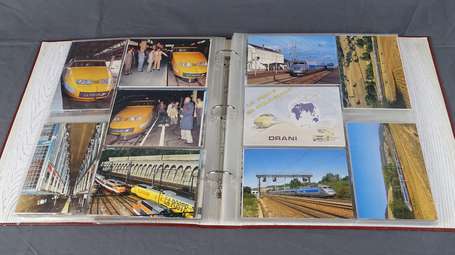 Chemin de Fer , TGV , SNCF - Album d'environ 150 