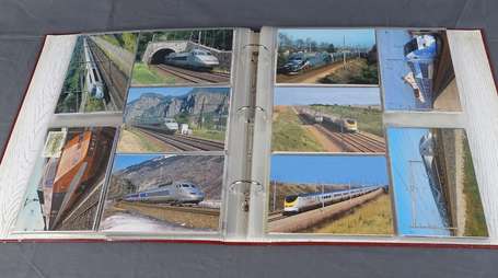 Chemin de Fer , TGV , SNCF - Album d'environ 150 