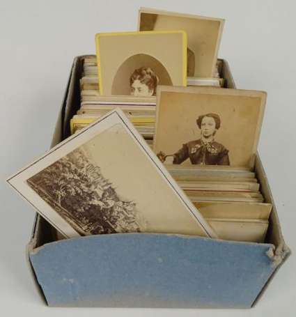 Photo - env. 160 CDV diverses circa 1870/1900 - 