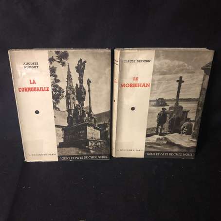 Livre - 2 volumes - La cornouaille , le Morbihan ,