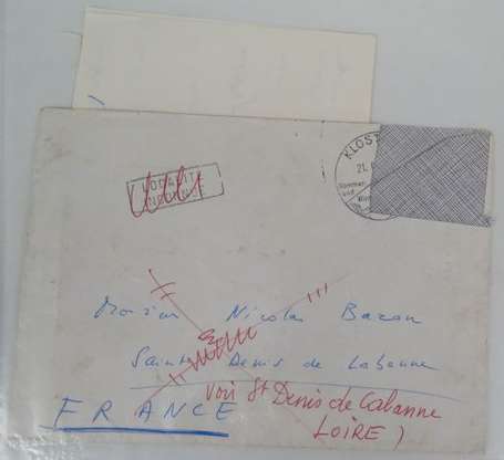 Autographes - Lettre Correspondance de la 