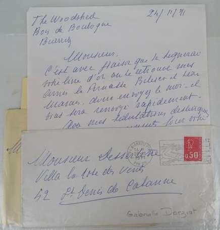 Autographes - Lettre Correspondance et Carte de 