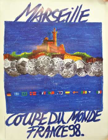 Coupe du Monde 1998 Jeu complet des 12 affiches 