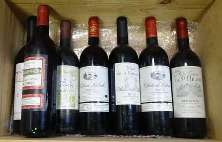 7 Bts Medoc comprenant Mise de la Baronnie 2002 et