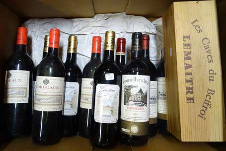 12 Bts Bordeaux comprenant Château d'Arzac 1993, 