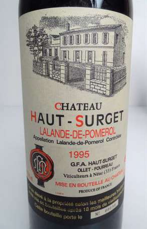 1 Mg Lalande-Pomerol Château Haut-Surget 1995. 7 