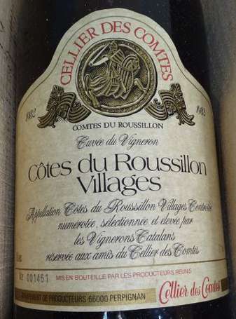 1 double Mg Cote du Roussillon Villages Cellier 