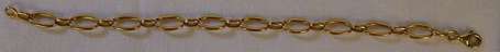 Bracelet en or jaune 18K (750°/00) à maillons 
