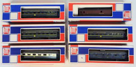 jouef - Lot de 6 voitures ciwl en boite, 