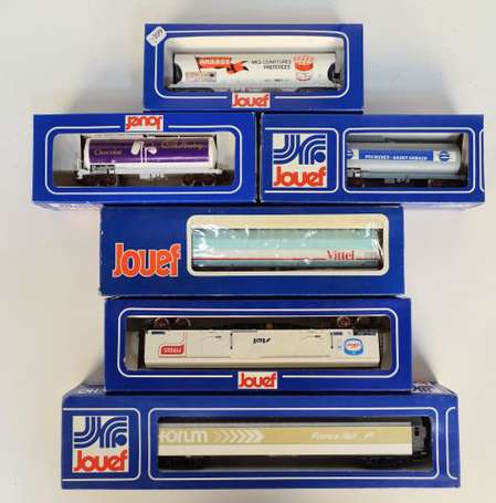 jouef - Lot de 6 wagons en boite 