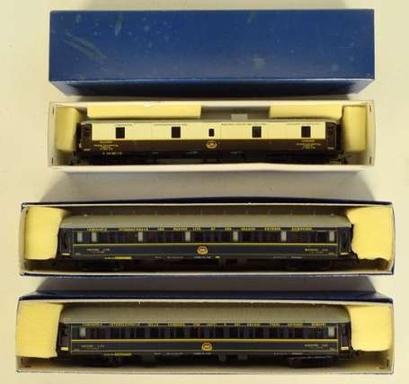 France Train en boite- Lot de 3 voitures ciwl, ref