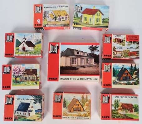 Jouef - Lot de 15 maquettes en boite ref 