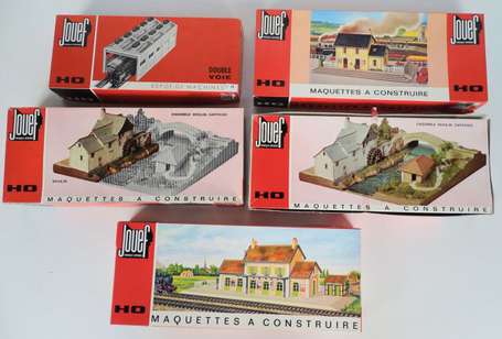 Jouef - Lot de 4 maquettes , Gare ref 1979, Gare 