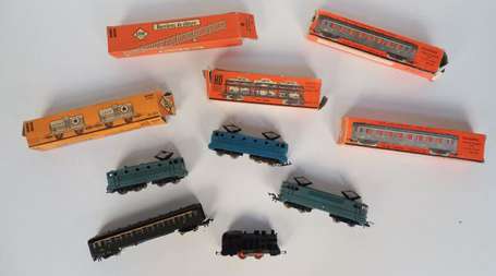 Jouef - Lot de locomotives, wagons et voitures 