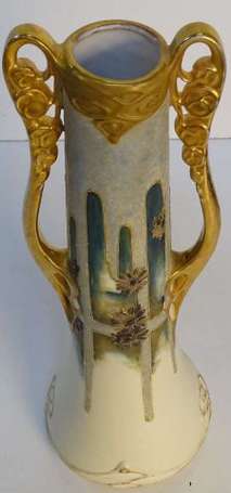 RSTK AMPHORA Autriche - Vase tube en porcelaine 