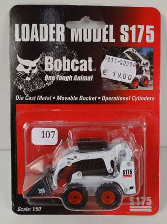 ERTL-Tracto pelle BOBCAT S175, neuf boite, 7 cm