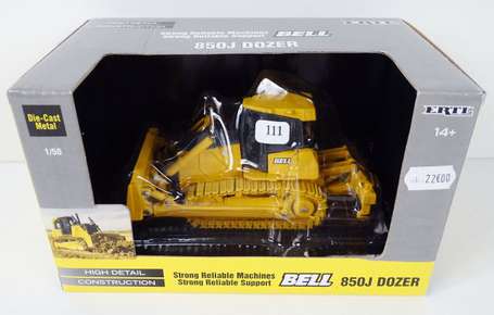 ERTL-Bulldozer BELL 850J, neuf boite, 14 cm