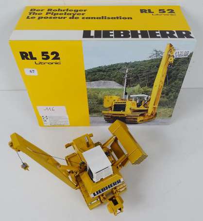 CONRAD-Poseur de canalisation LIEBHERR RL52, neuf 