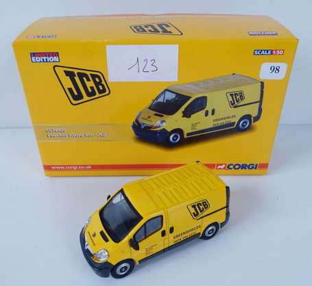 CORGI-Van Vauxhall Vivaro JCB CC14406, neuf boite,