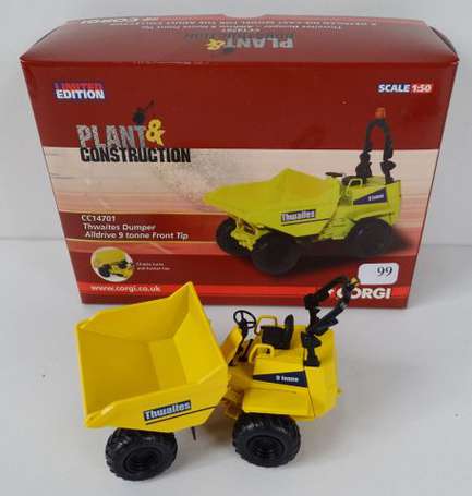 CORGI-Mini dumper THWAITES 9T, neuf boite, 9 cm