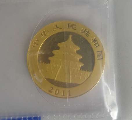 Pièce d'or Chine Panda 30 Grammes 999/1000 ème 