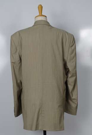 TORRENTE - Costume vintage en laine tilleul, la 