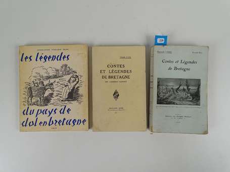 Ensemble de 3 volumes : CADIC (François) - Contes 