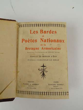 LE MERCIER D'ERM (Camille) - Les bardes et poètes 