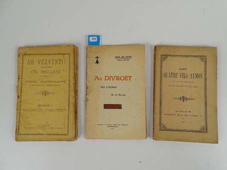 [THEATRE BRETON] - Ensemble de 3 volumes : MAB AR 