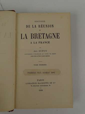 DUPUY (Ant.) - Histoire de la réunion de la 