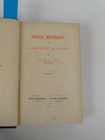 GUILLOTIN DE CORSON (Abbé) - Pouillé historique de