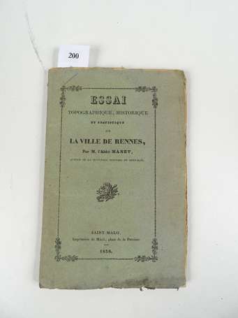 MANET (Abbé) - Essai topographique, historique et 