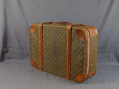 LOUIS VUITTON - valise semi souple en toile 