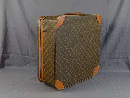 LOUIS VUITTON - valise semi souple en toile 