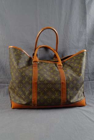 LOUIS VUITTON - Grand sac cabas week-end GM en 