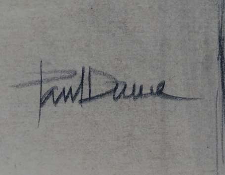 DAUCE Paul (1934-2003) - Fillette déguisée. 