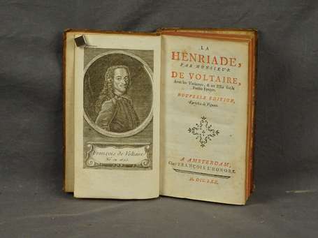 VOLTAIRE - La Henriade. Avec les variantes, & un 