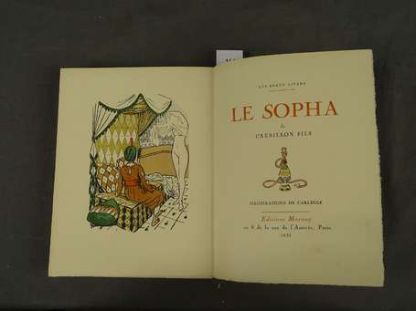 CRÉBILLON FILS - Le Sopha - Paris ; Éditions du 