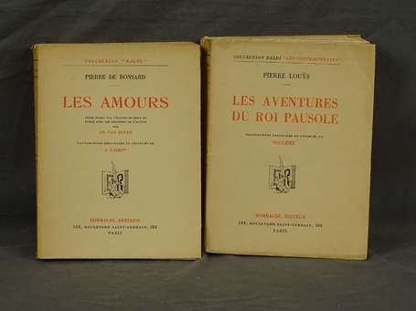 Ensemble de 2 volumes In-8° brochés sous 