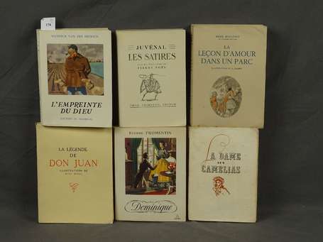 Ensemble de 6 volumes In-8° brochés sous 