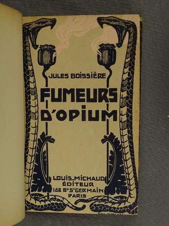BOISSIÈRE (Jules) - Fumeurs d'opium. Comédiens 